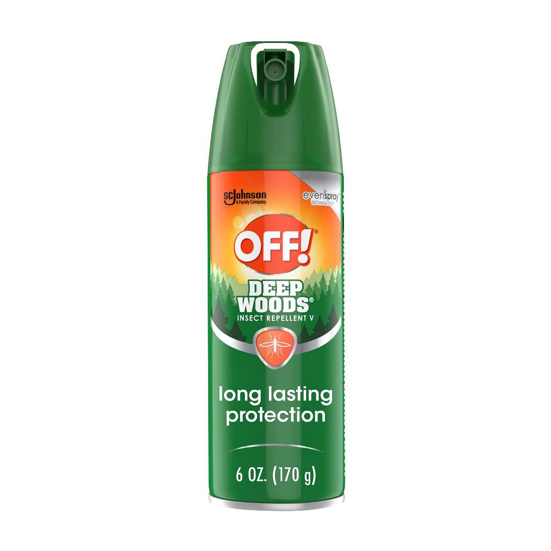 OFF! Deep Woods Insect Repellent Aerosol - Lemon Scent, 6 oz (Pack of 12) - Long Lasting Mosquito & Tick Protection